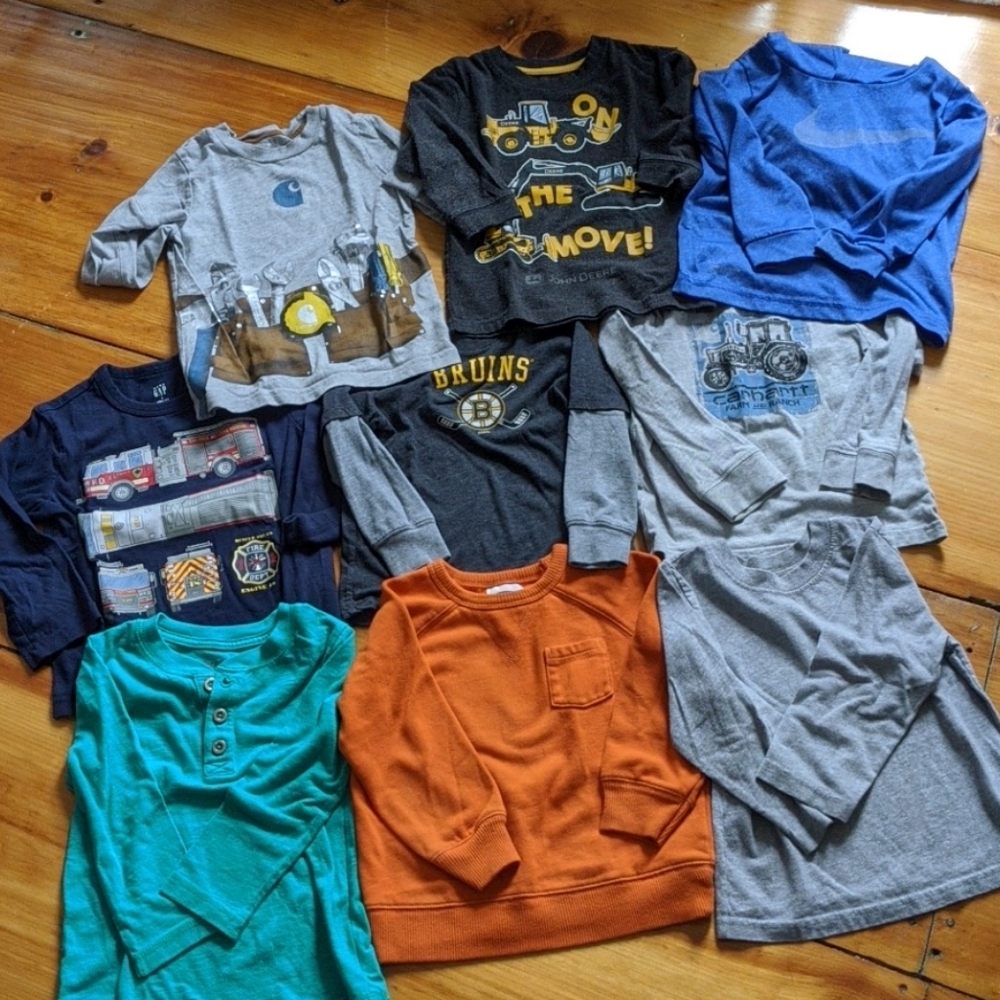9 boys 3t long sleeve shirts